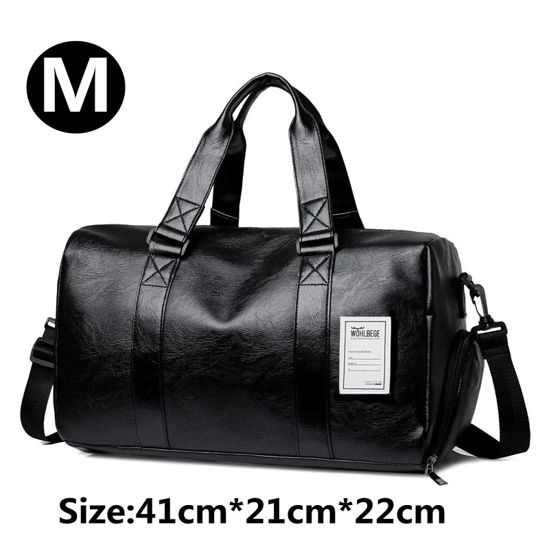 Leather Sports Bags For Men Women