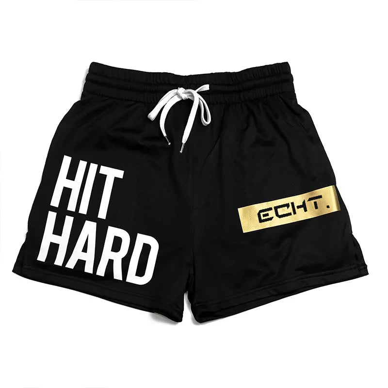 Men Workout Sportswear Mesh Short Pants