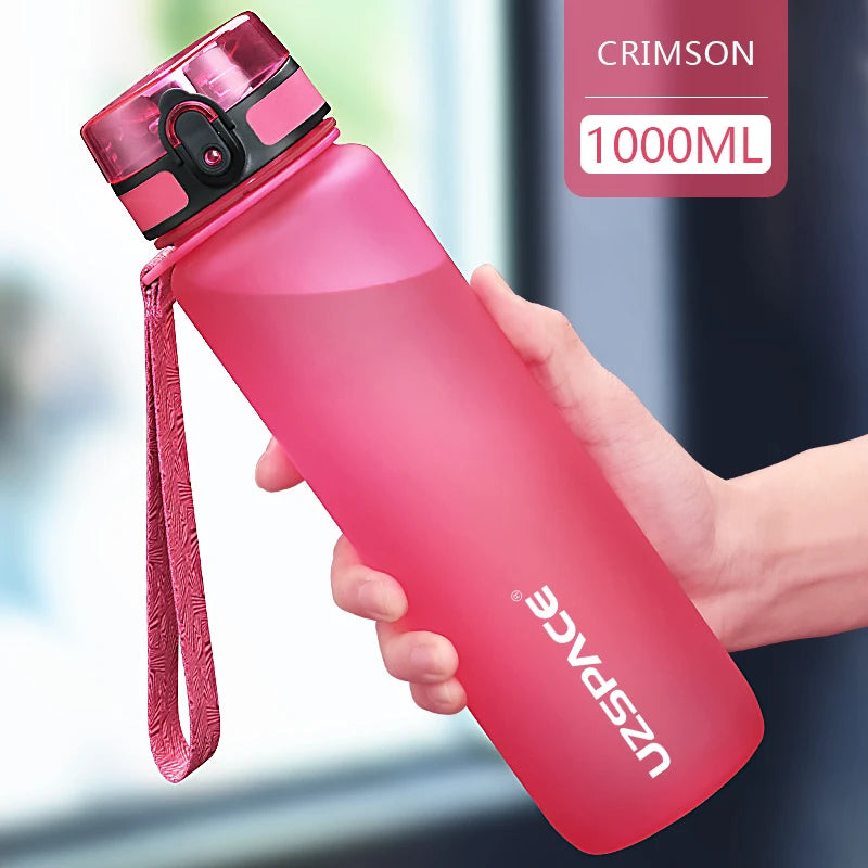 500/1000ml Tritan Frosted Plastic Leakproof Water Bottle