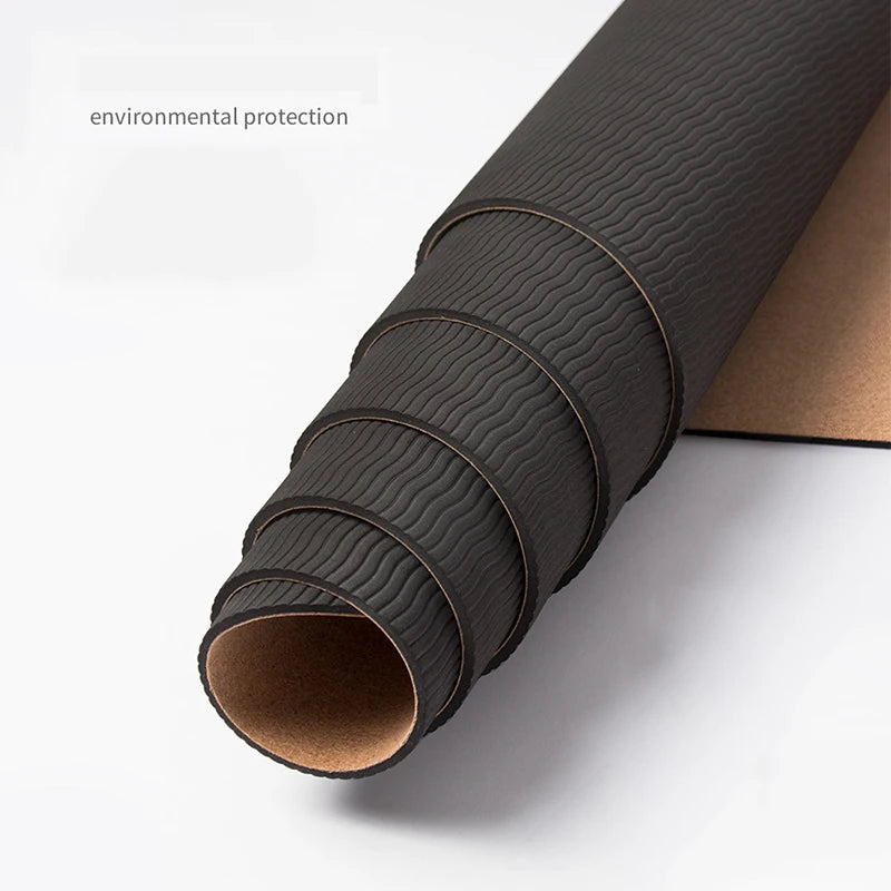 5mm Natural Cork TPE Yoga Mat