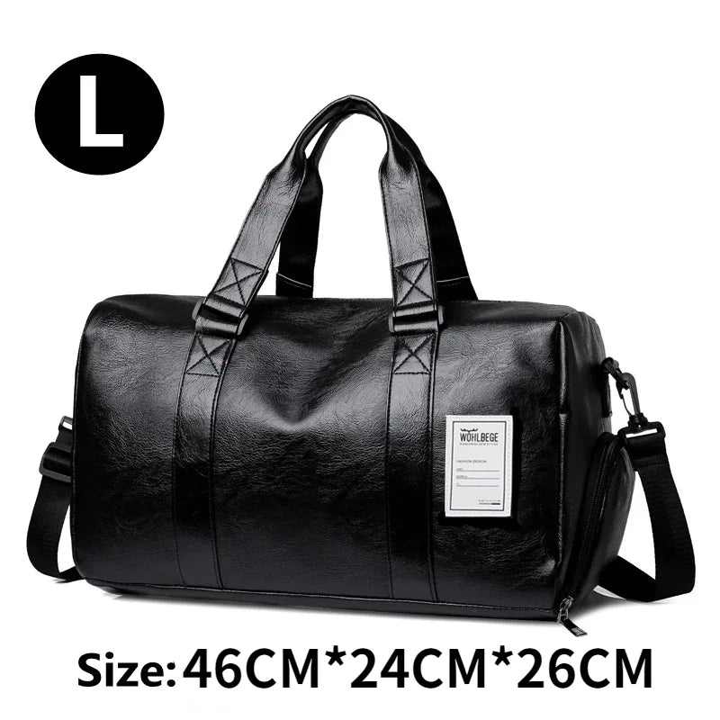 Leather Sports Bags For Men Women