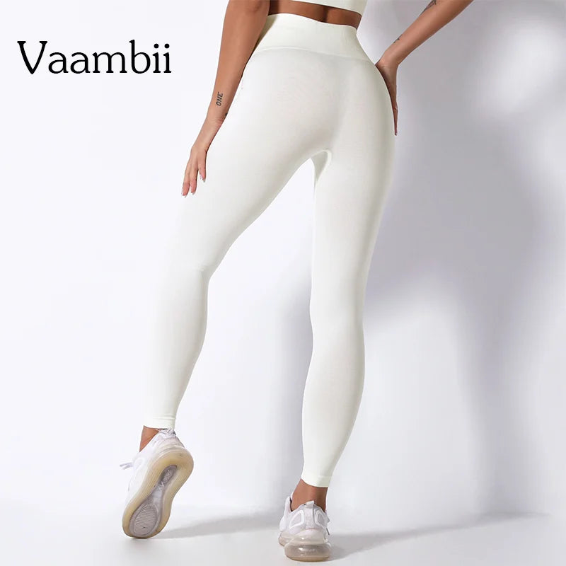 Women High Waist Seamless Tights Workout Leggings