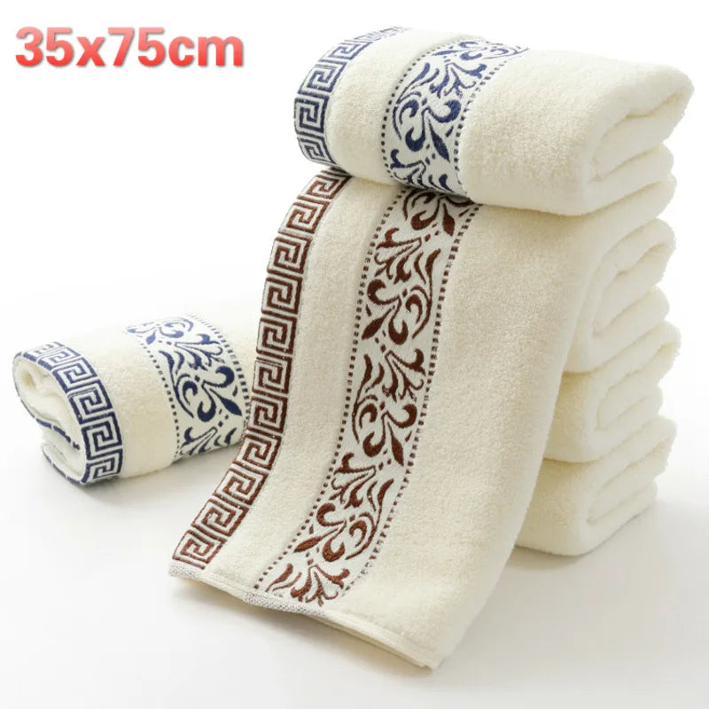 Embroidery Washcloth Bath Towel