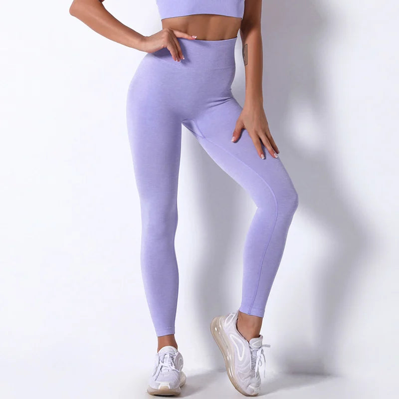 Women High Waist Seamless Tights Workout Leggings