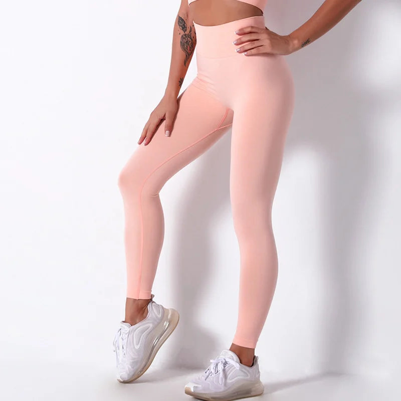 Women High Waist Seamless Tights Workout Leggings