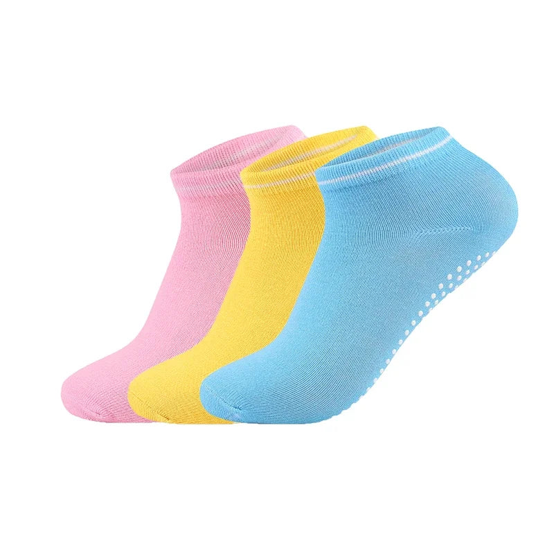 Women Non-Slip Grips Cotton Sock