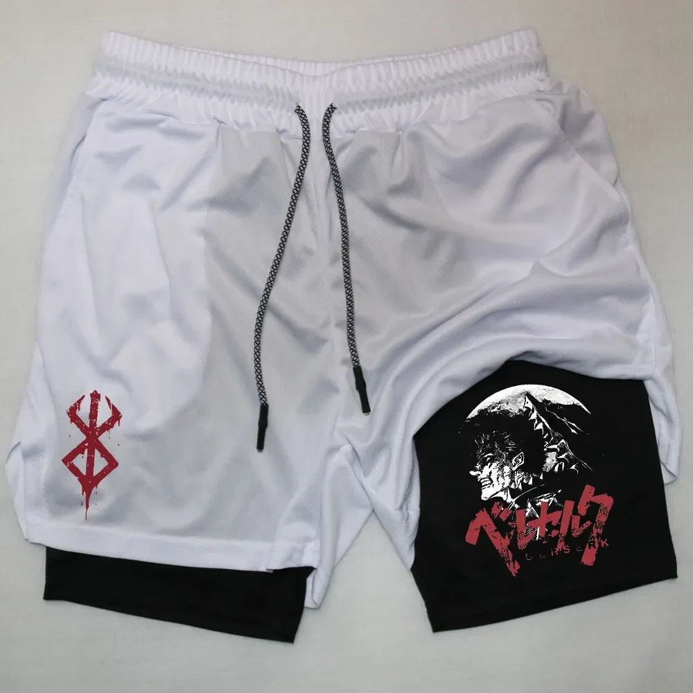 Anime Berserk Performance Men Shorts