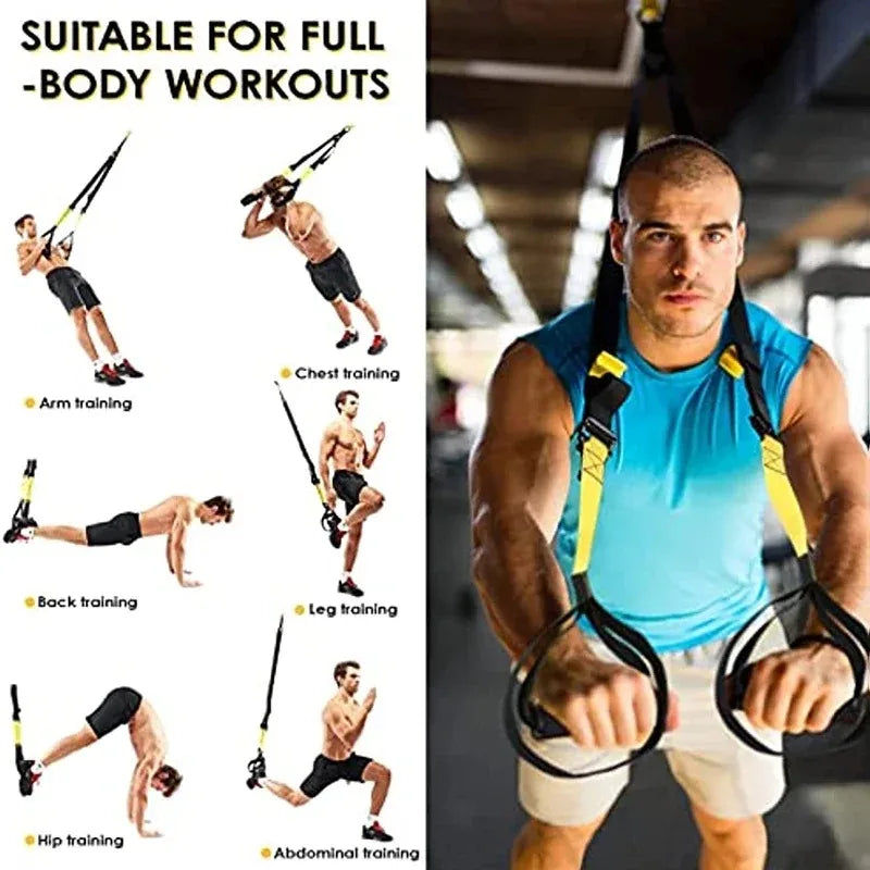 Suspension Trainer Adjustable Yoga Belt