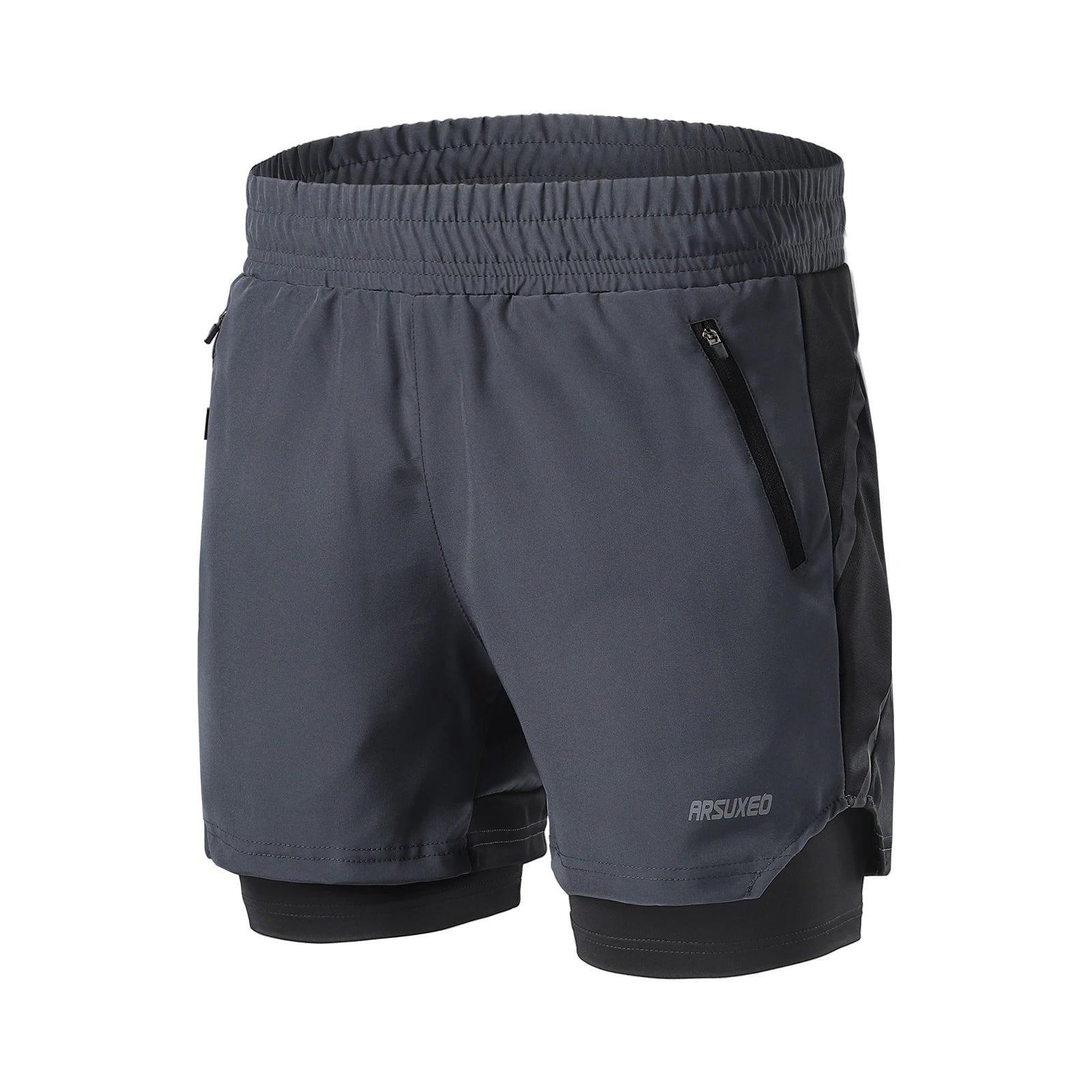 Men Running Shorts 2 In 1