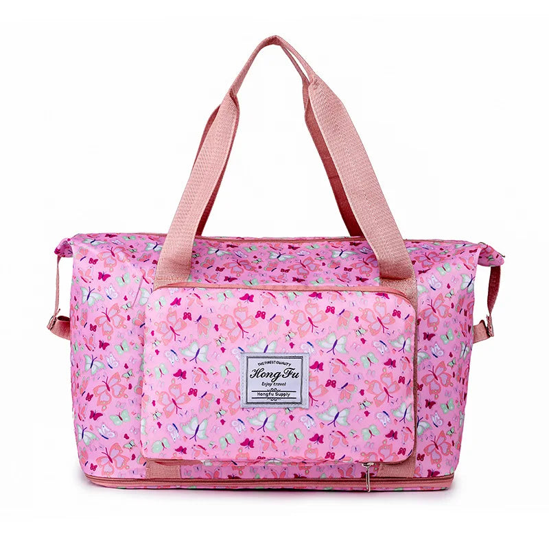 Women's Printed Fitness Travel Bag