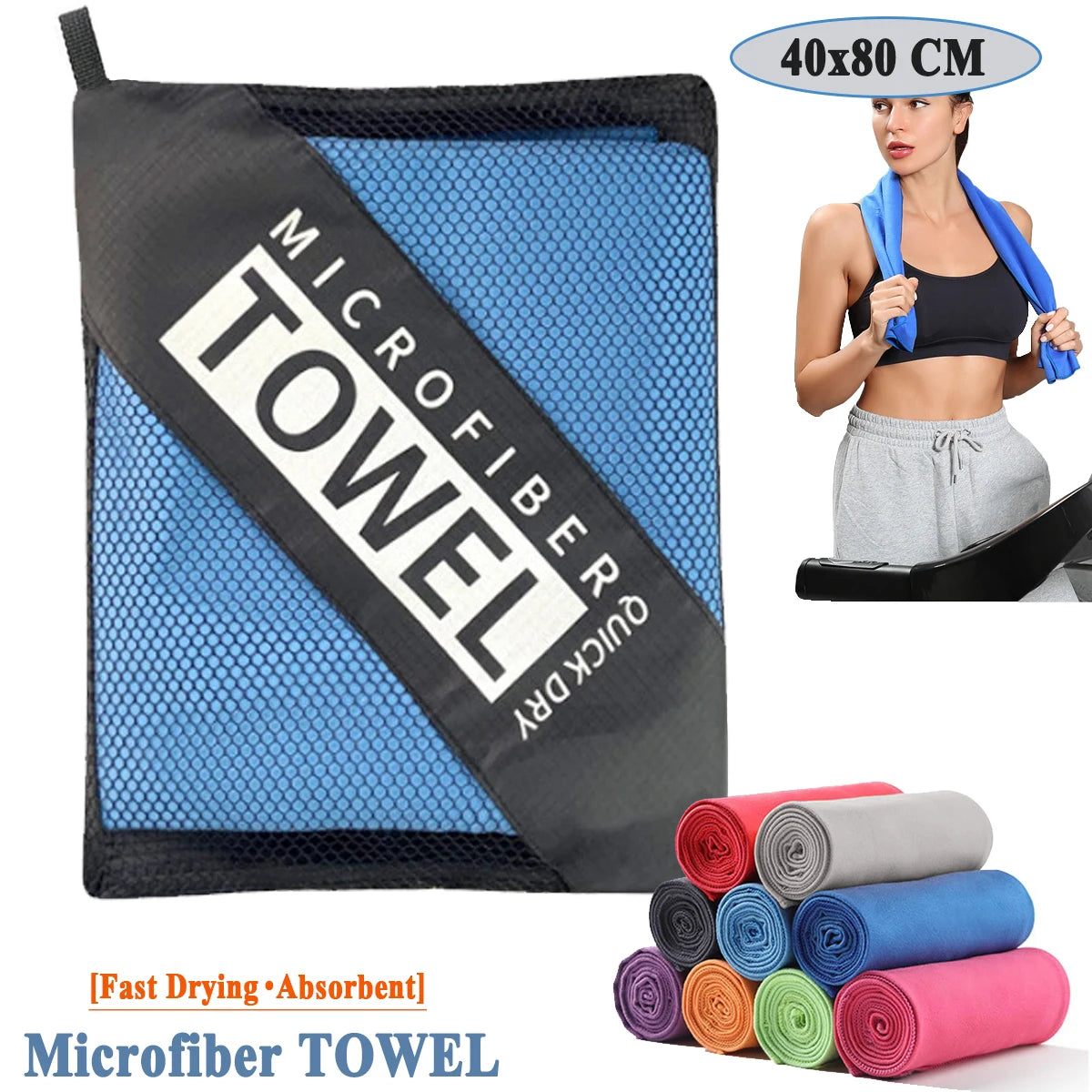 Microfiber Fast Drying Swimming Camping Towels