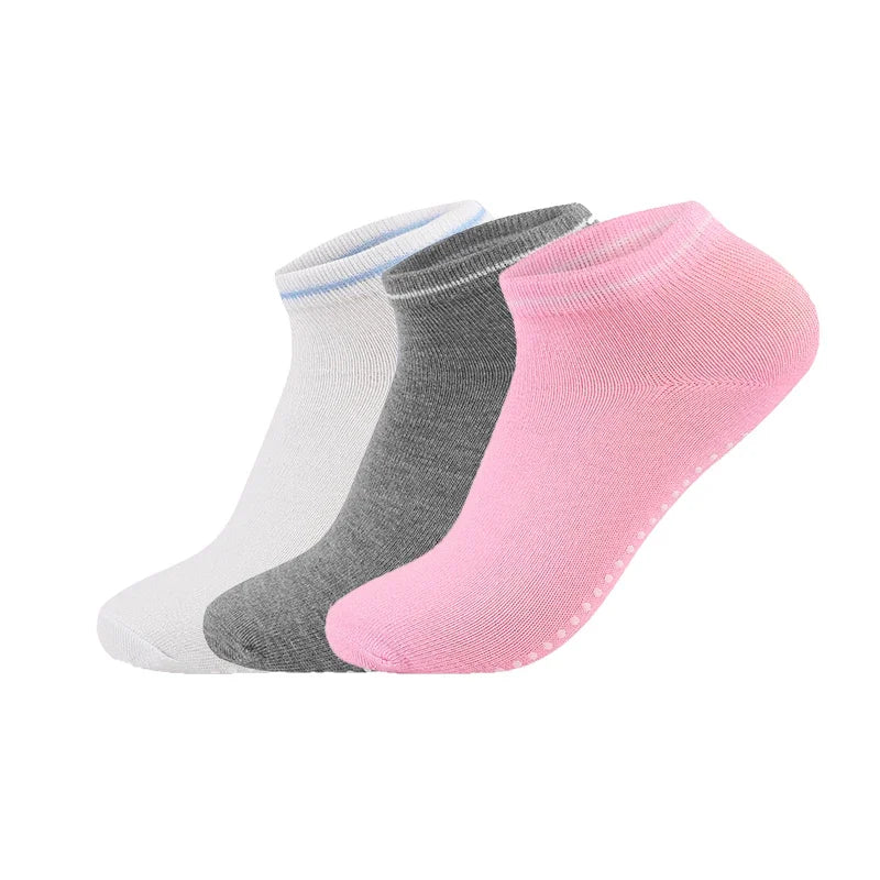 Women Non-Slip Grips Cotton Sock