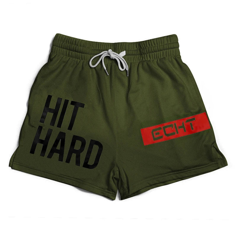 Men Workout Sportswear Mesh Short Pants