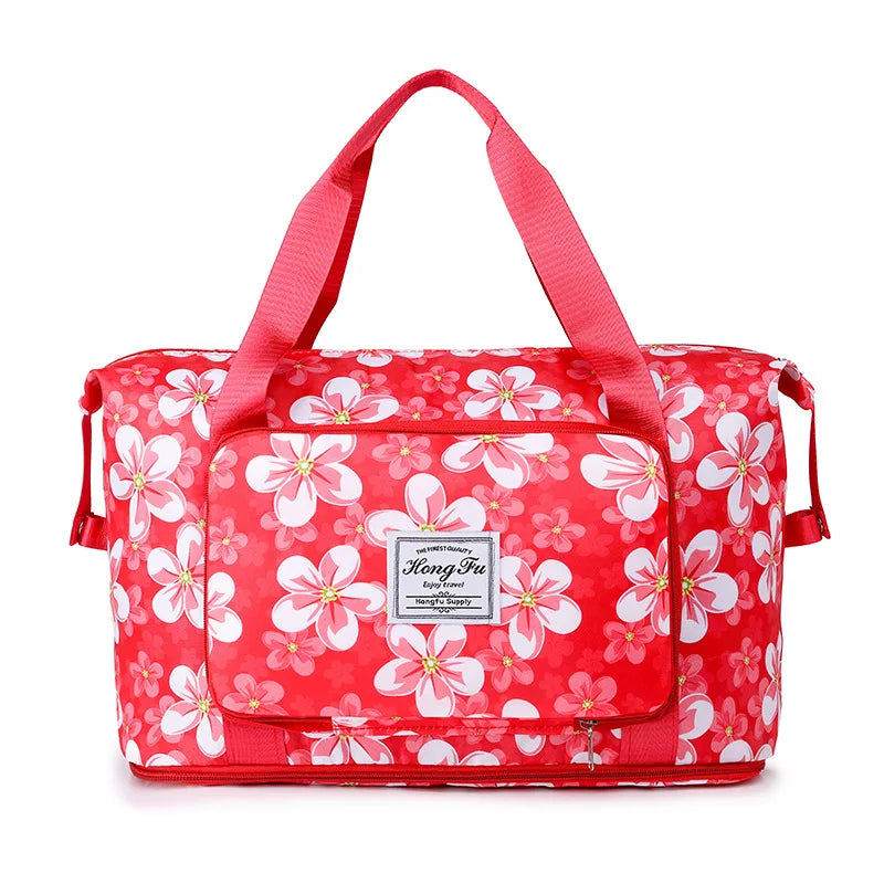 Women's Printed Fitness Travel Bag