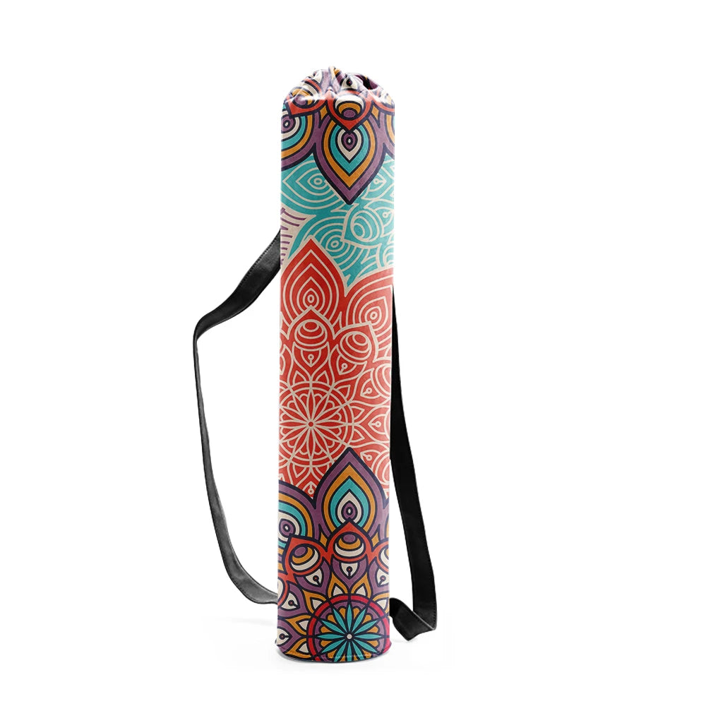 Printed Canvas Drawstring Yoga Bag