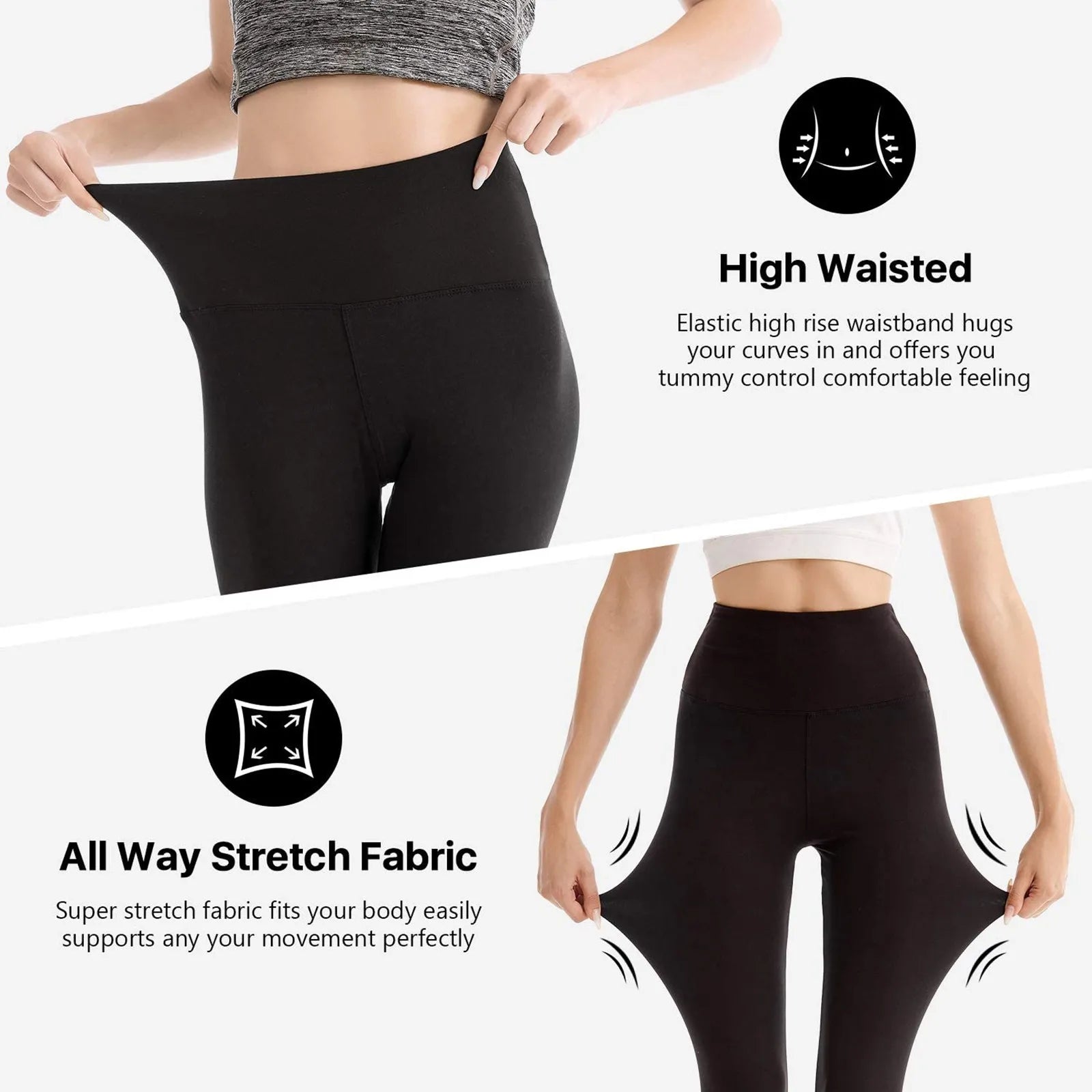 Fall Winter High Waisted Women's Leggings