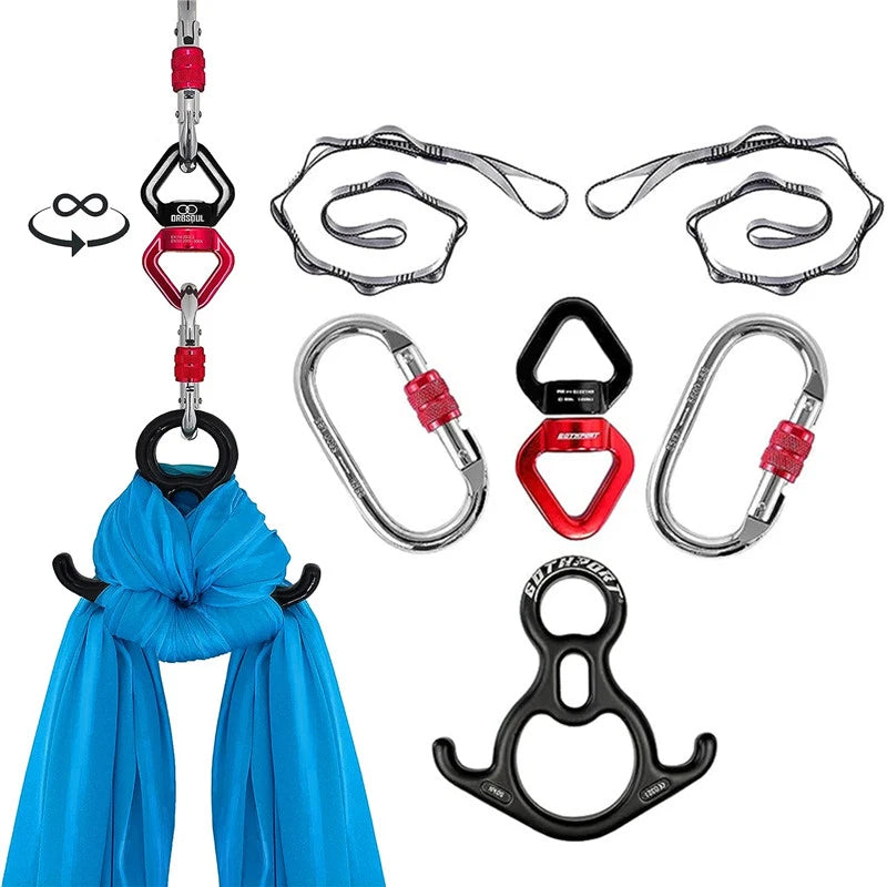 Dance Set Aerial Silk Swivel Climbing Yoga Accessories