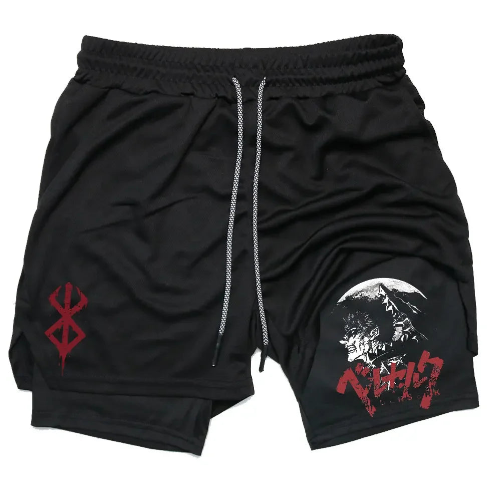 Anime Berserk Performance Men Shorts