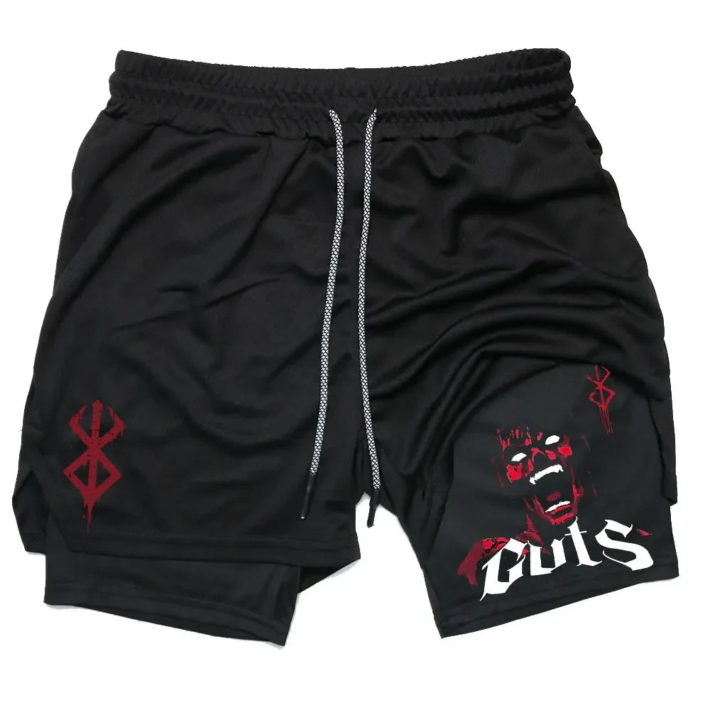 Anime Berserk Performance Men Shorts