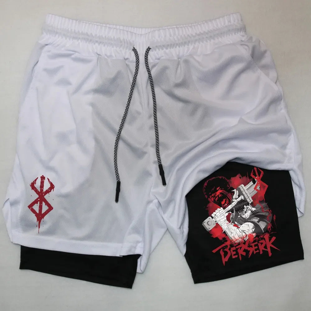 Anime Berserk Performance Men Shorts