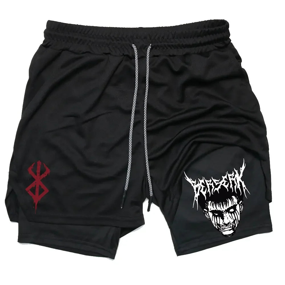 Anime Berserk Performance Men Shorts