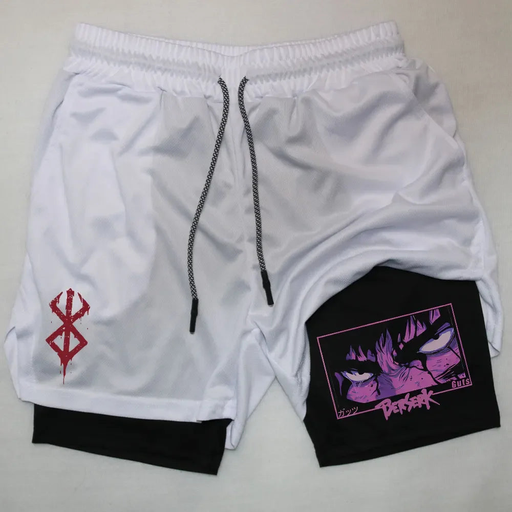 Anime Berserk Performance Men Shorts