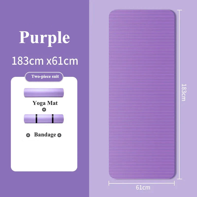 Non-slip Washable Fitness Yoga Pilates Mat