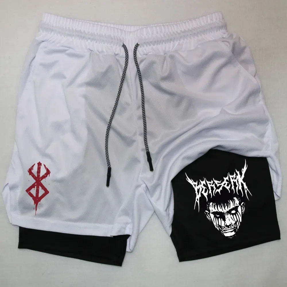 Anime Berserk Performance Men Shorts