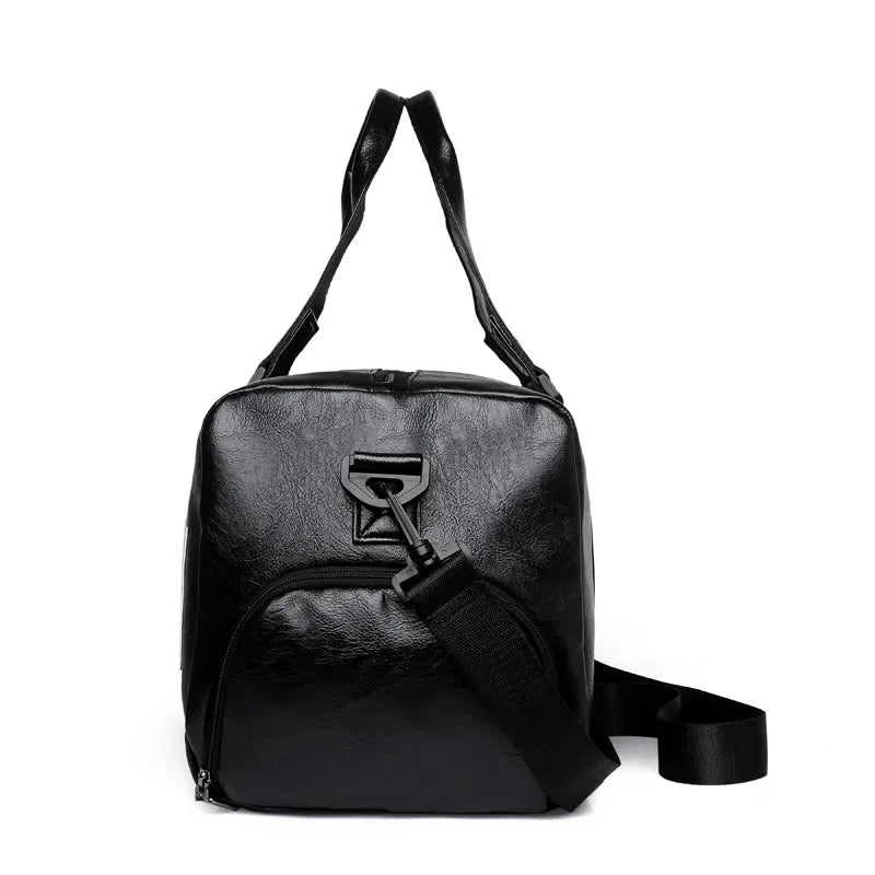 Leather Sports Bags Dry Wet Bags Men