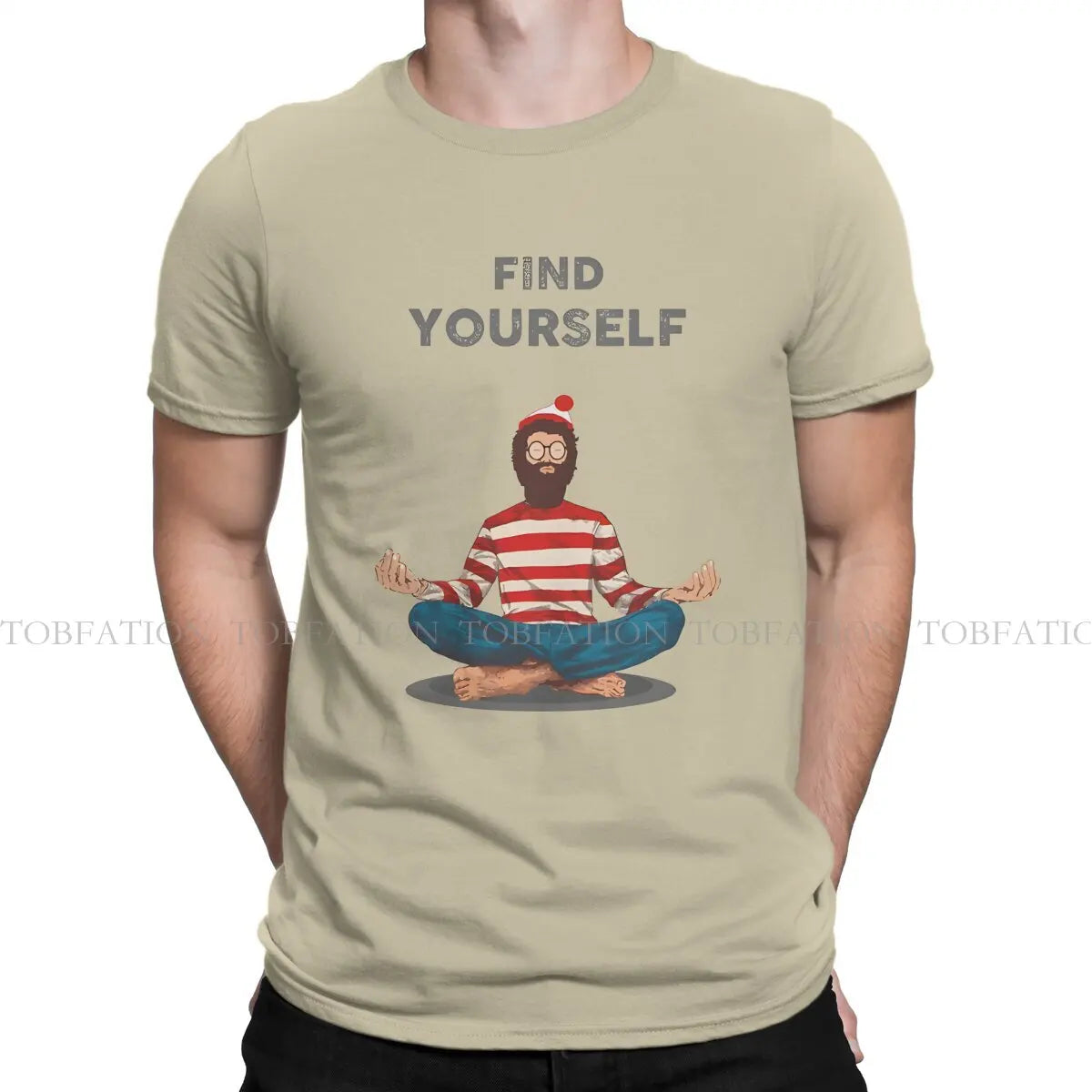 Yoga Creative Casual T-shirt For Men