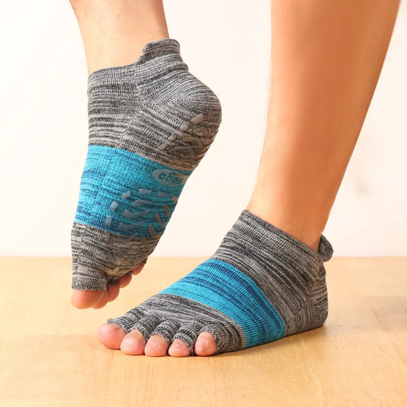 Silicone Non-slip Grip Pilates Low-ankle Sock