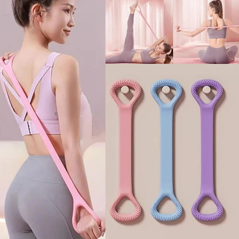 Stretch Strap Yoga 8-figure Tensioner Yoga Belt