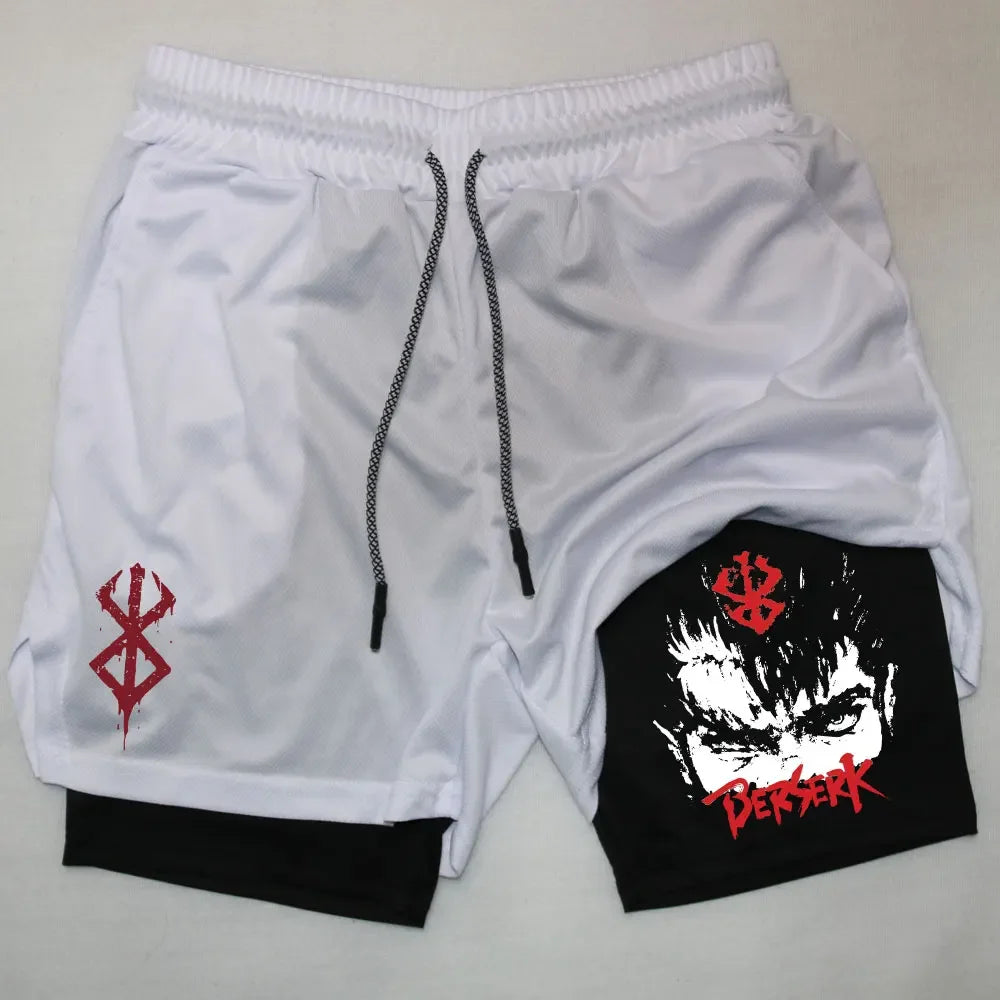 Anime Berserk Performance Men Shorts