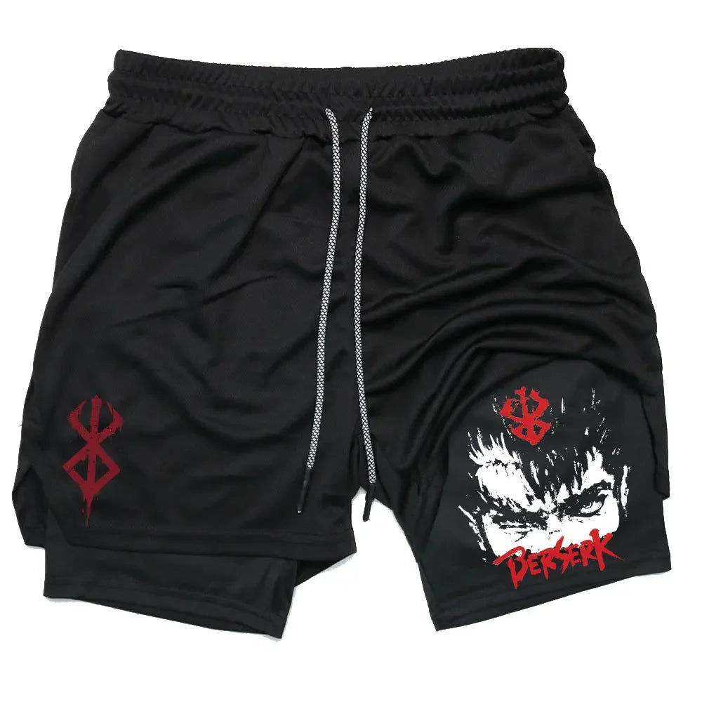 Anime Berserk Performance Men Shorts