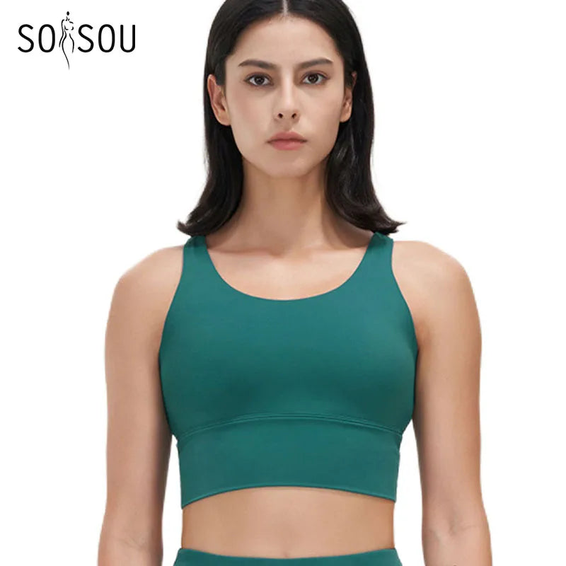 Women Yoga Sports Bra Gym Fitness Crop Top