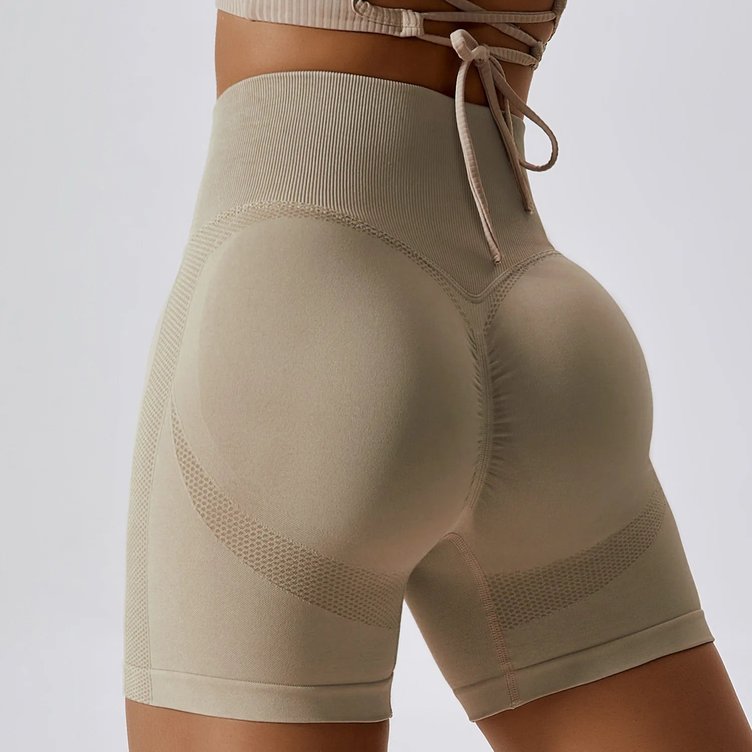 Women Workout High Waist Yoga Shorts