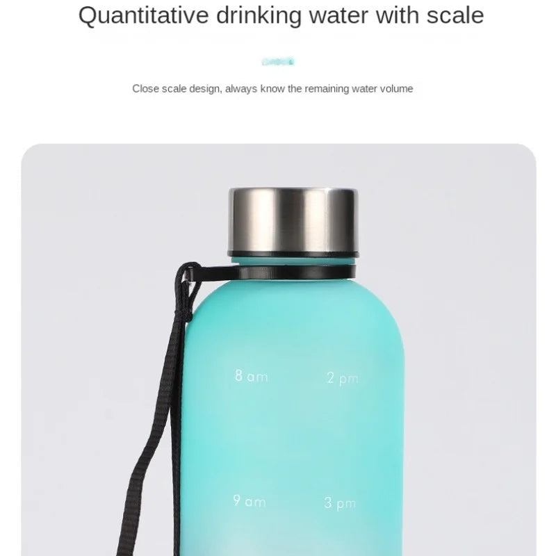 1L Motivational Reusable Leakproof Plastic Water bottle