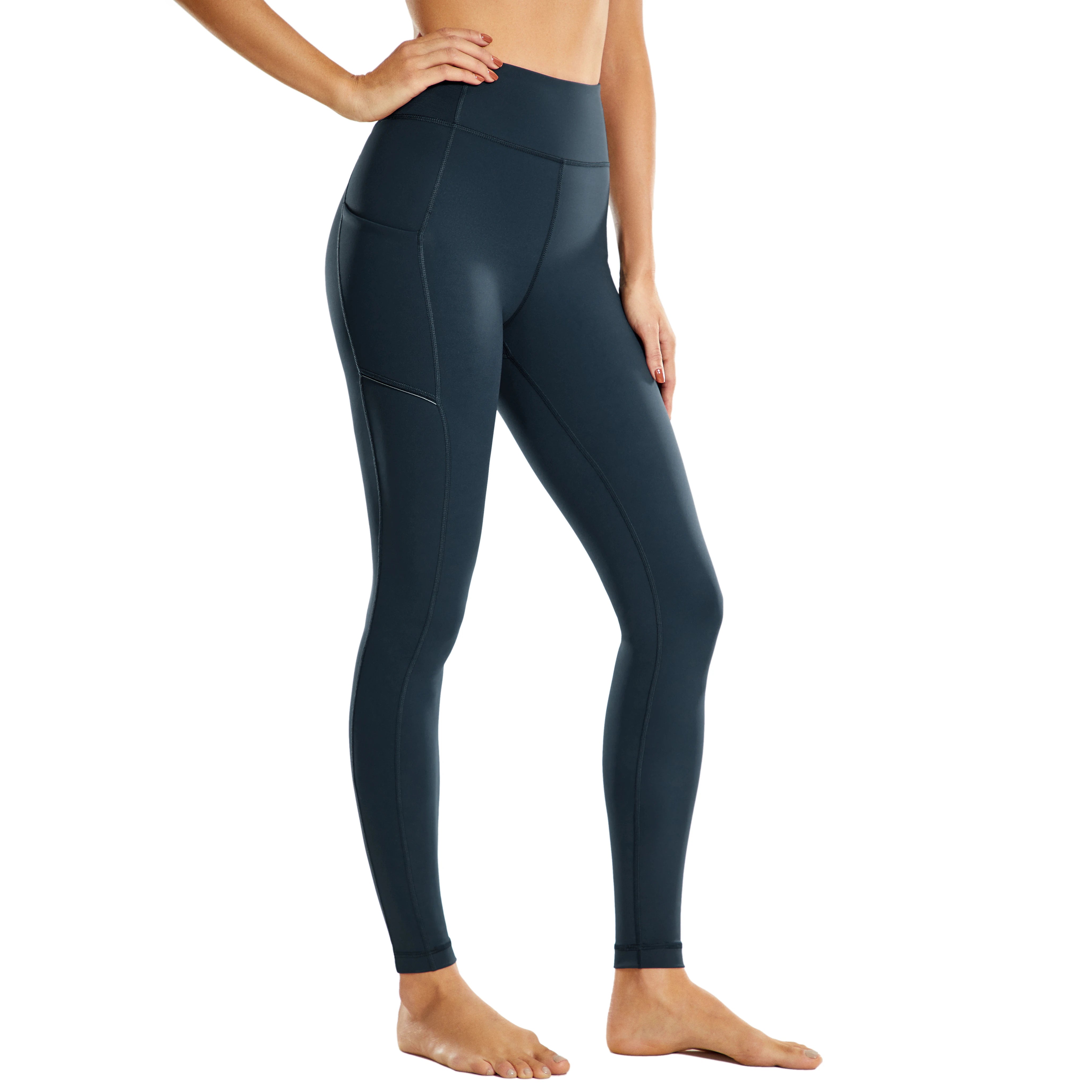 High Waisted Matte Brushed Women Yoga Leggings