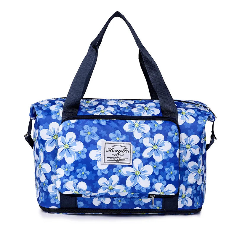 Women's Printed Fitness Travel Bag