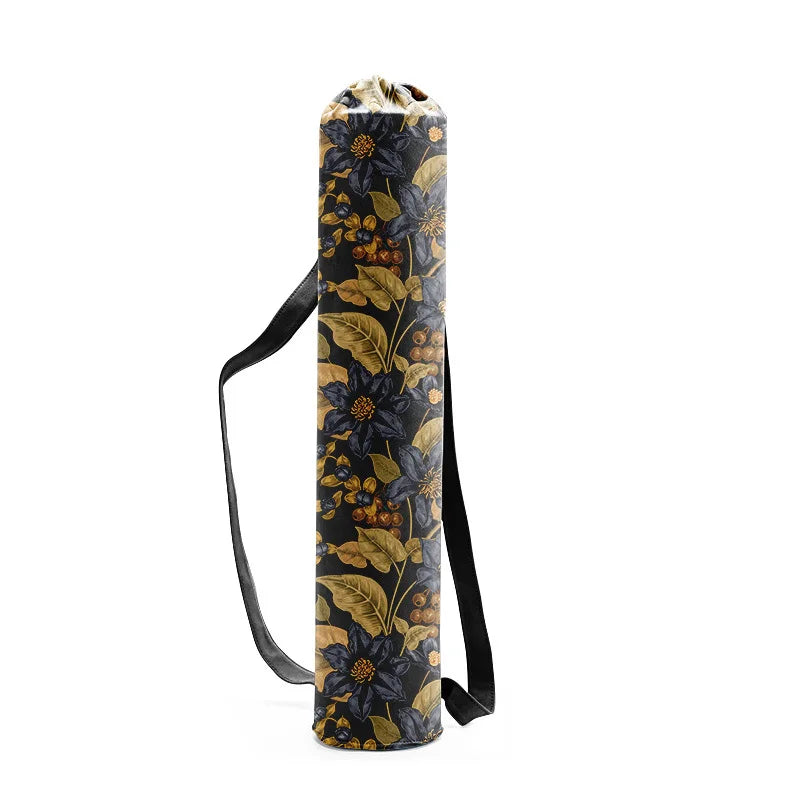 Printed Canvas Drawstring Yoga Bag