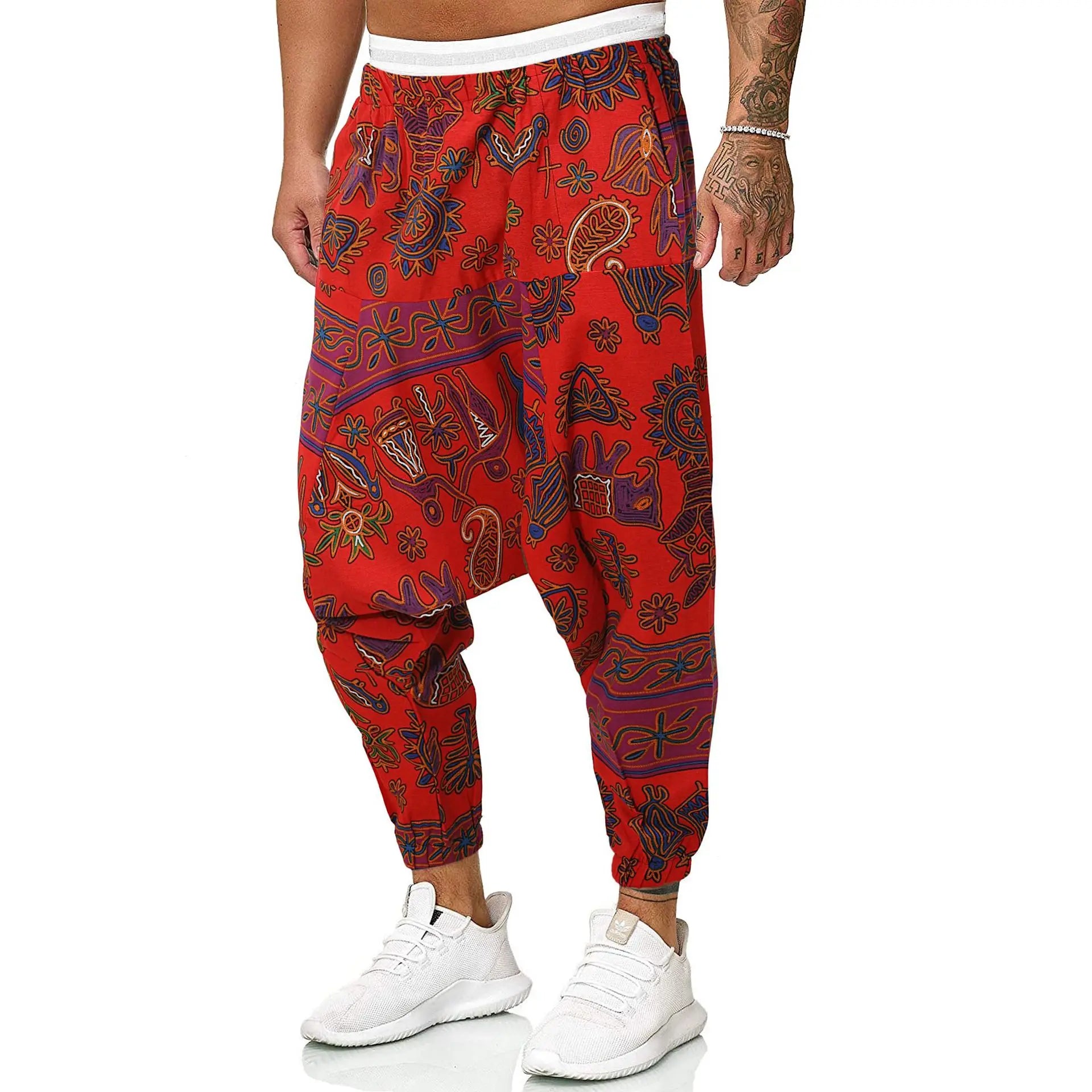 Men Hippie Baggy Boho Yoga Harem Pants