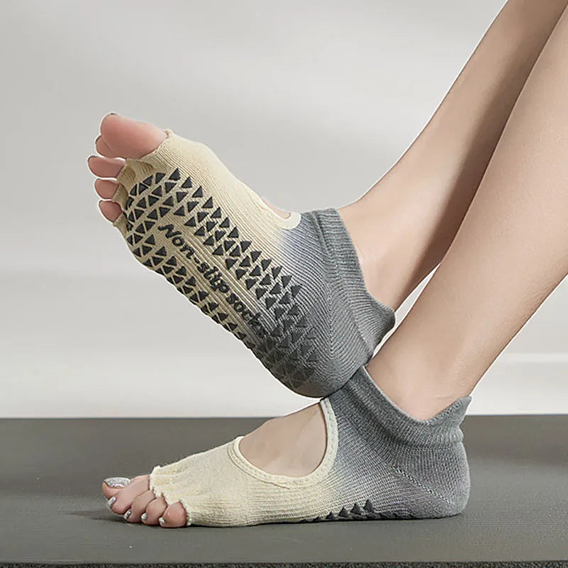 Women Cotton Silicone Non-slip Grip Sock