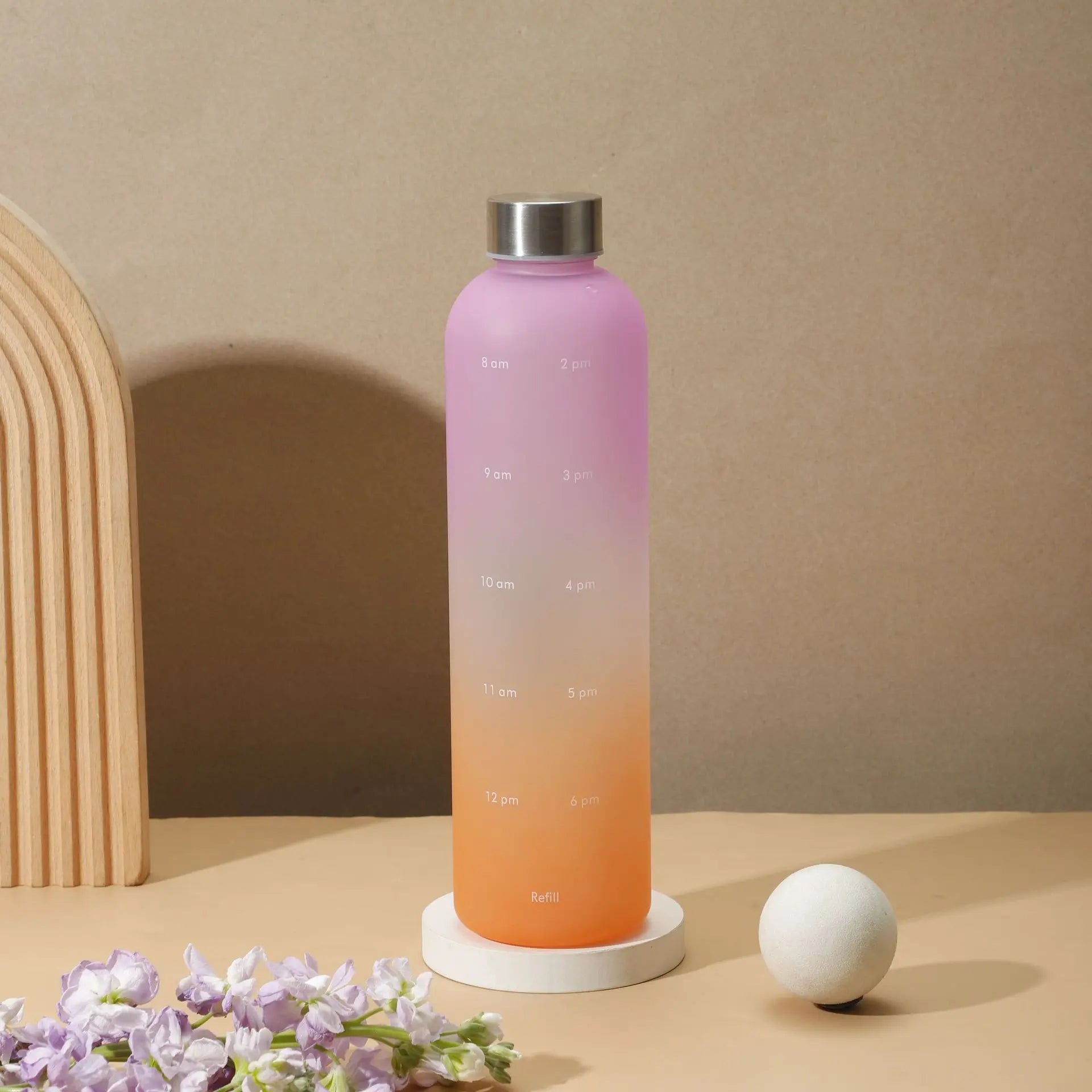 1L Motivational Reusable Leakproof Plastic Water bottle