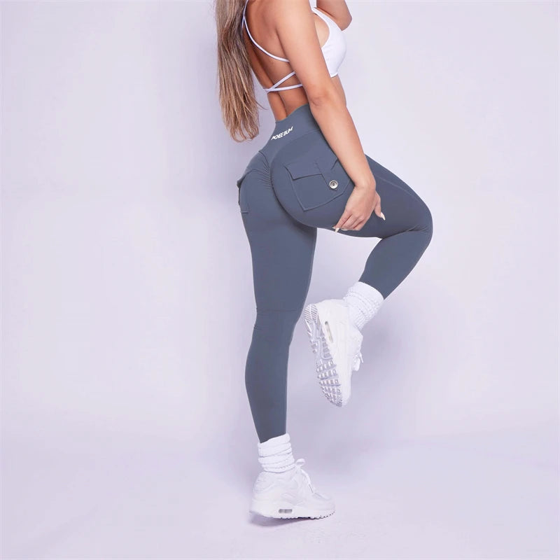 Women High Waist Tights Pants Gym Leggings