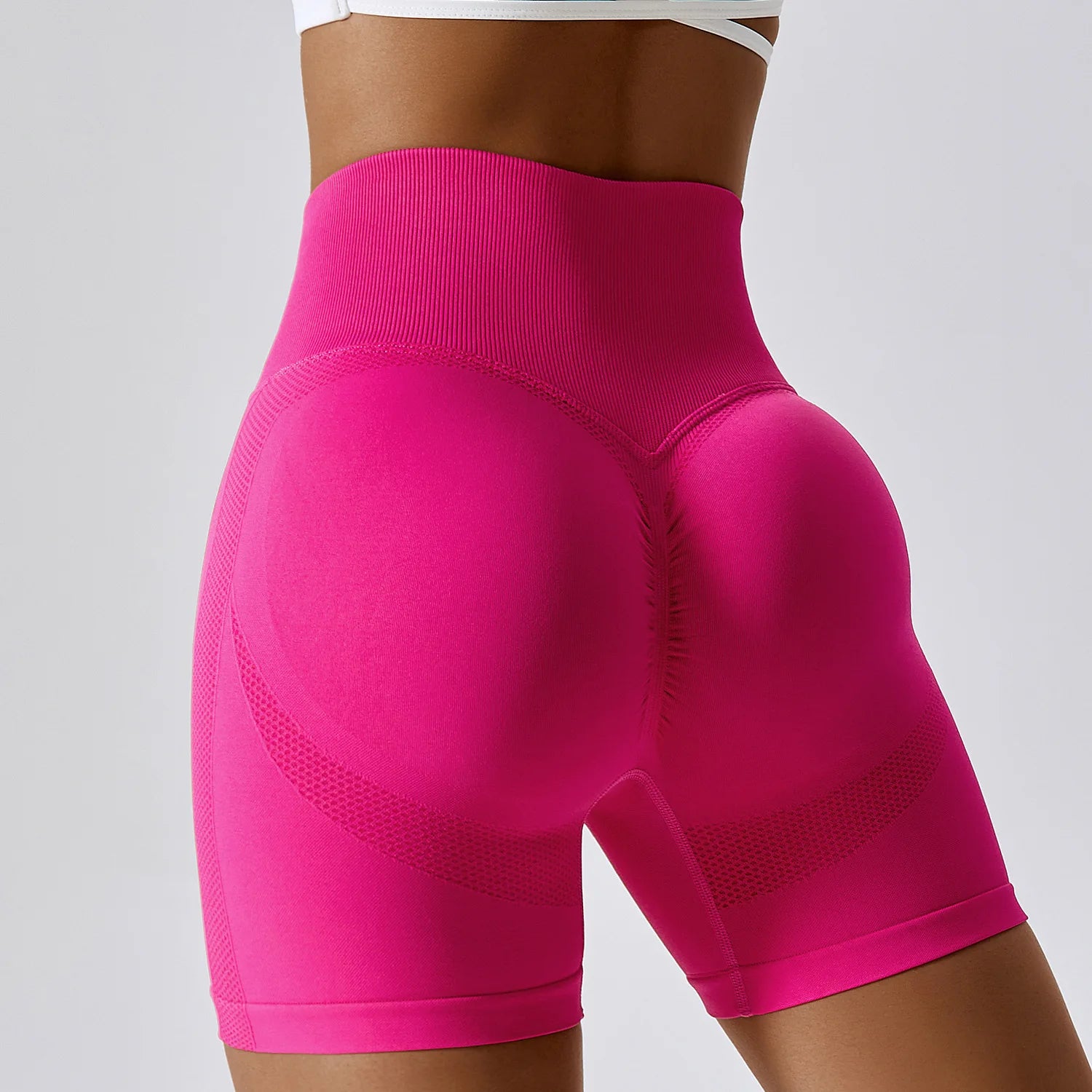 Women Workout High Waist Yoga Shorts