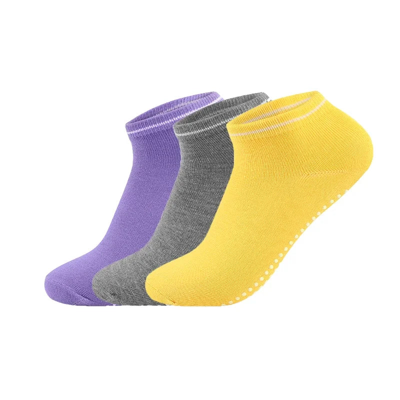 Women Non-Slip Grips Cotton Sock