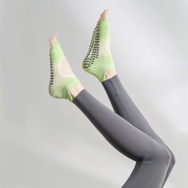 Women Cotton Silicone Non-slip Grip Sock