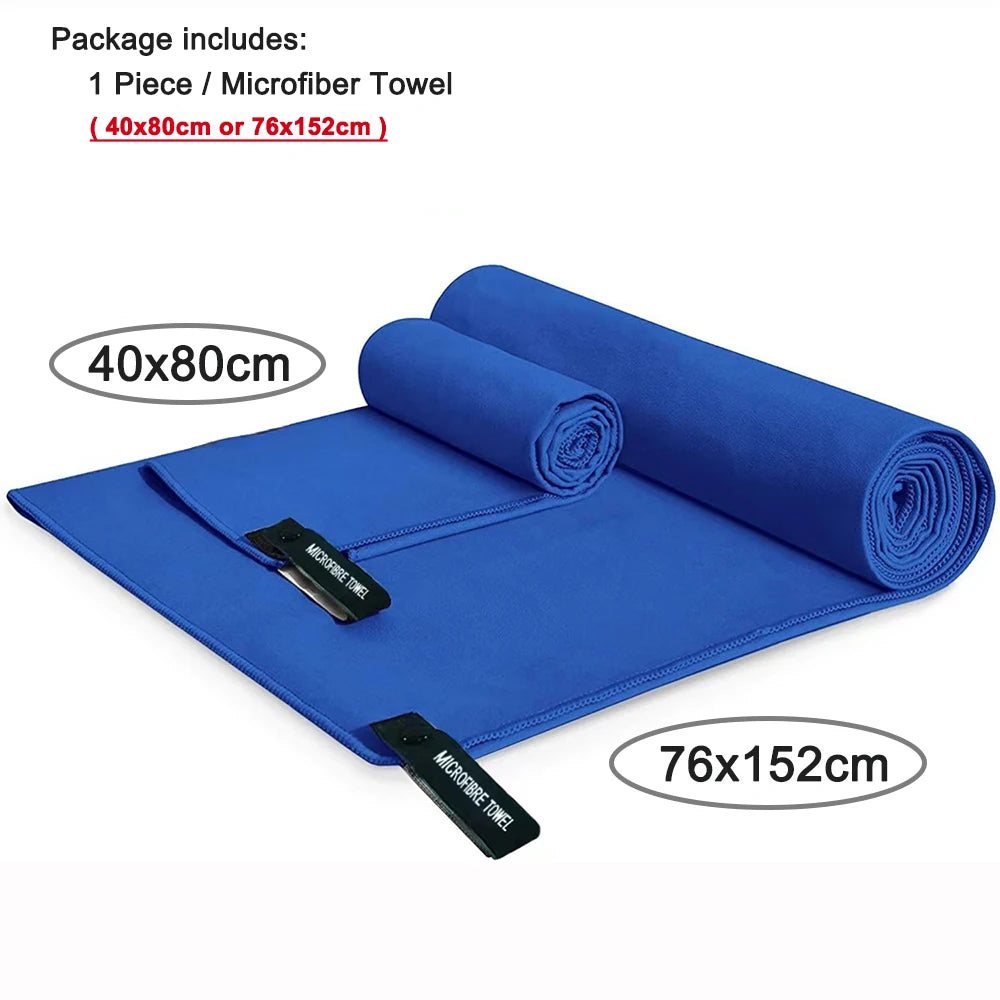 Microfiber Fast Drying Swimming Camping Towels