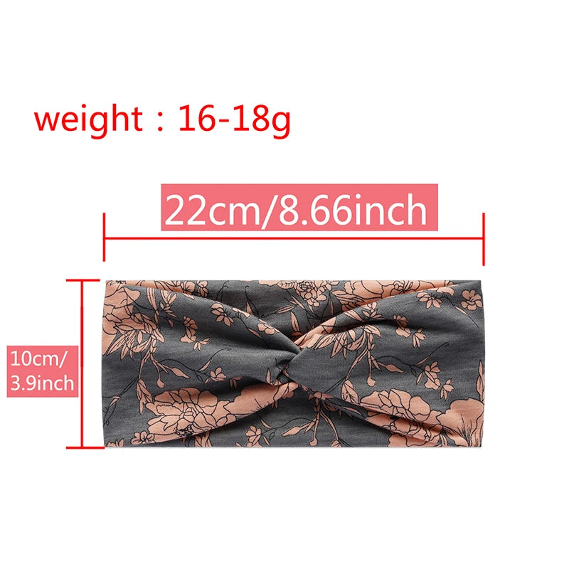 Boho Style Wide Headbands For Women