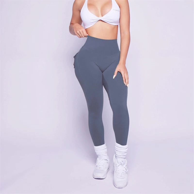 Women High Waist Tights Pants Gym Leggings